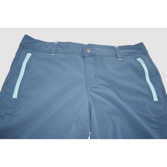 Prana Hiking Pants Womens 10 Blue/Gray W4118TL14 Stretch Outdoor Travel Camping - Picture 2 of 7
